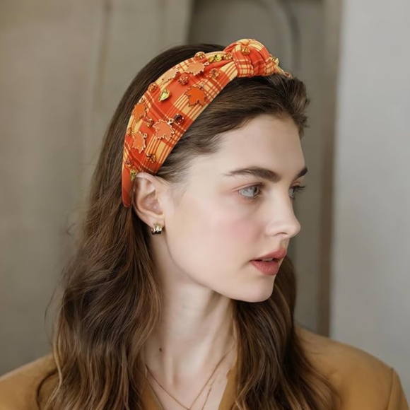 Shiraleah Embellished Yellow Headbands yellow and orange